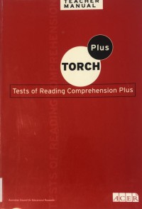 Tests of Reading Comprehension Plus: Teacher Manual
